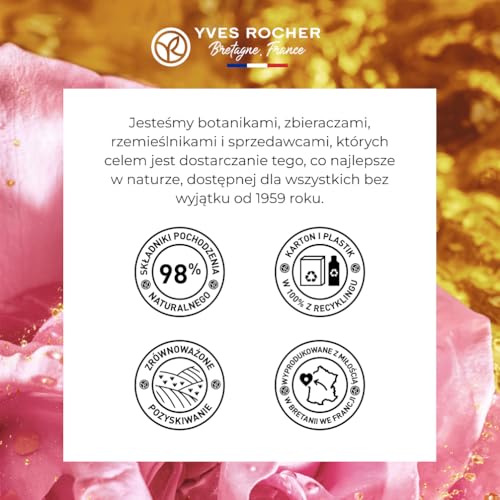 Yves Rocher Oleo-Infusion różane serum olejkowe z olejkiem z 1000 róż – Natychmiastowy komfort, odżywienie i jędrność – Regeneracja i wygładzenie zmarszczek – Do skóry suchej i bardzo suchej – 30 ml