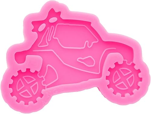 Miniatura 6 de Llavero epoxi brillante brillante para manualidades de fantasmas y camiones, molde de silicona, molde de arcilla polimérica, collar de bricolaje,