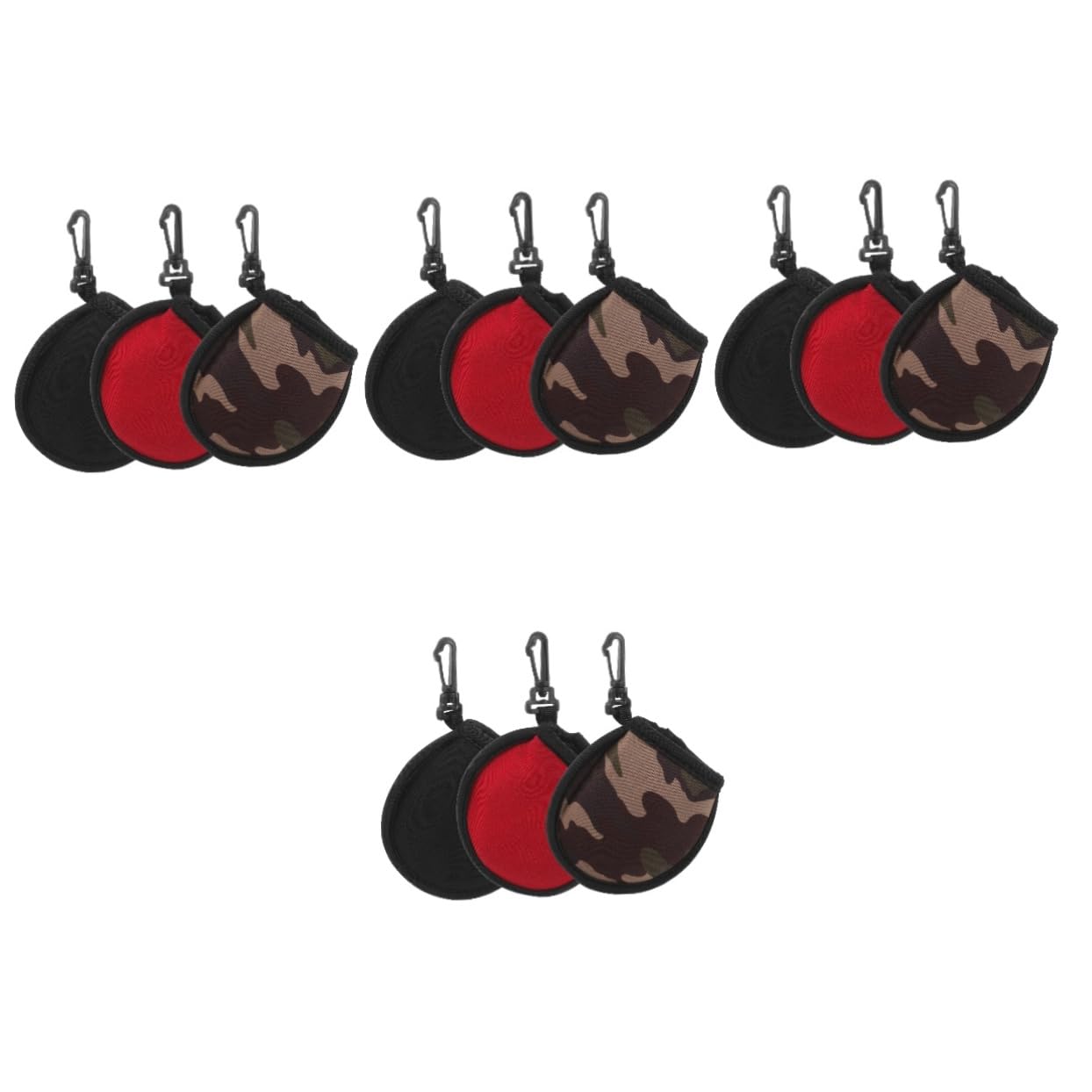 Sosoport Bolsa Limpiadora De De Golf Minibolsas De Neopreno Accesorios De Golf Bolsa Portátil para Lavar Limpiador para Bolsas De Golf Bolsa 3 Piezas x 4