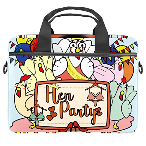 Sac ordinateur 13 à 14 pouces imprimé cheval et henparty chic
