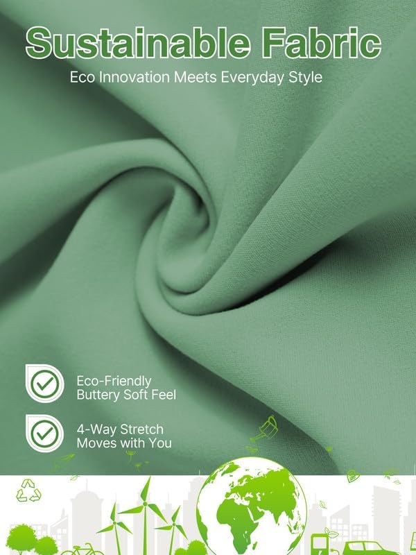 Sunzel Plus Size Leggings for Women - High Waisted Tummy Control Recycled Fabric Compression Workout Yoga Pants 1X 2X 3X 4X - Image 3