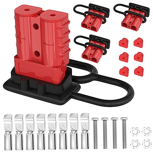 SOESFOUFU 4pcs Trolling Motor Quick Connect Battery Quick Disconnect for Winches Wire Harness Plug Klifts