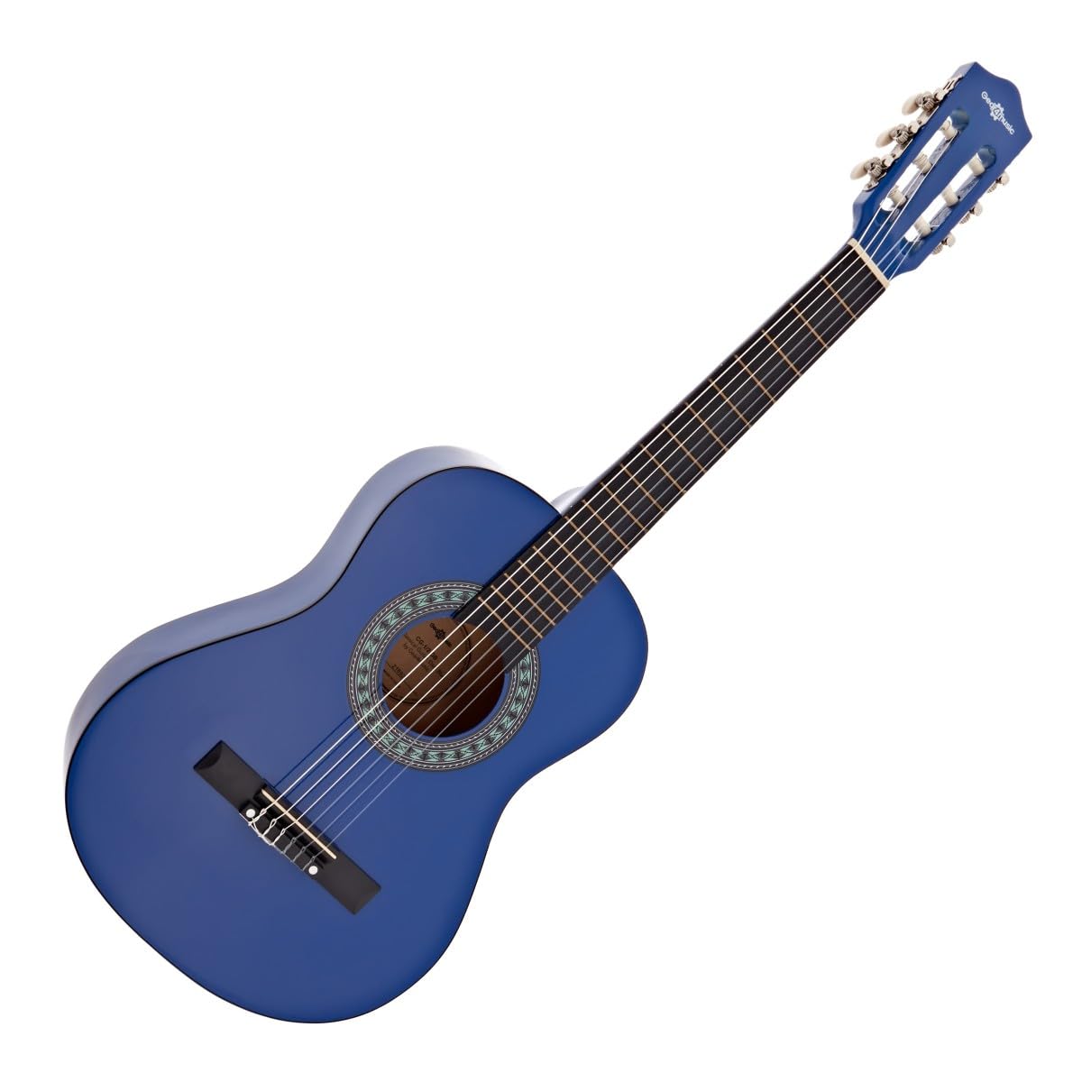 Chitarra Classica 1/2 Junior di Gear4music Dark Blue | Perfetta per Giovani Principianti, Piccola Taglia dal Suono Eccellente, Costruzione Robusta e Durevole