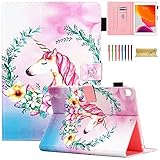 Dteck Case for iPad 10.2 9th/8th/7th Generation 2021 2020 2019, Kid Friendly Slim Folio Stand...