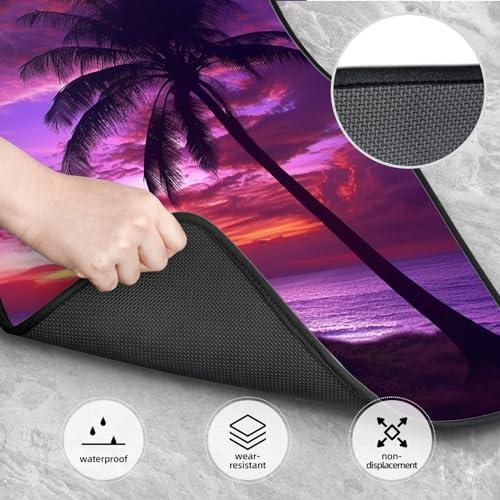 Tapis de voiture antidérapant et imperméable avec talonnette renforcée