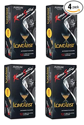 Kama Sutra Long-Lasting Climax Delaying Condoms 12s (4x12)