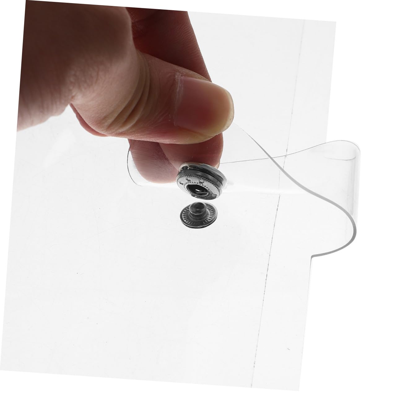 3 Stück Transparente Ringbuch Ordner Teiliges mit Kreativem Knopfverschluss Multifunktionale Dokumentenmappe für Büro Schule und Zuhause Robuster Organizer für Effiziente Ablage