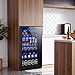 Tehanld Beverage Fridge, 130 Can Mini Fridge With Glass Door, Beverage Cooler Refrigerator, Wine Drink Beer Cooler, Adjustable Shelves & Digital Temperature Display