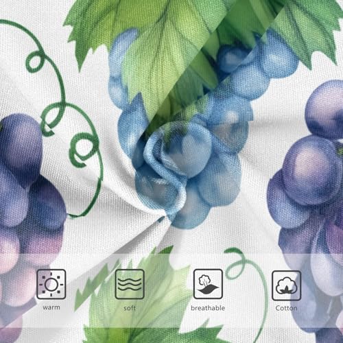 Cotton Toddler Underwear Custom Watercolor Blue Purple Grape Vines Little Girl Panties Animals Underpants Briefs 2t3