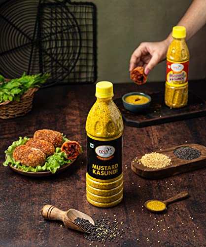 Image of DNV Natural Bengali Kasundi Mustard Sauce | Pack of 4-700 grams Each