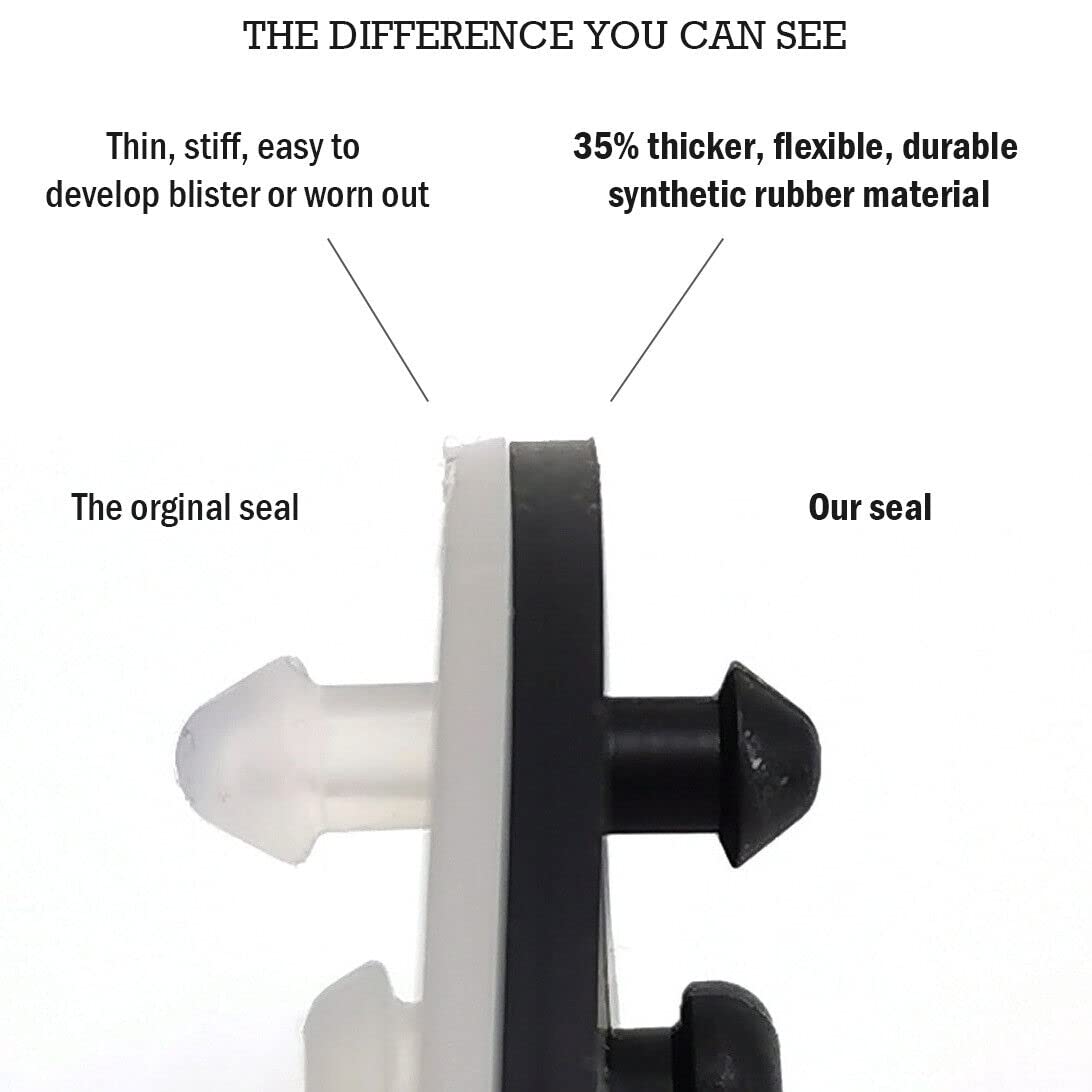 Replacement Seals For 7381424-100.0070A American Standard VorMax Silicone Flappers, 2nd Gen Upgraded Material And Packing (2 Pack To Fix 1 Toilet), Toilet Flappers - Canada