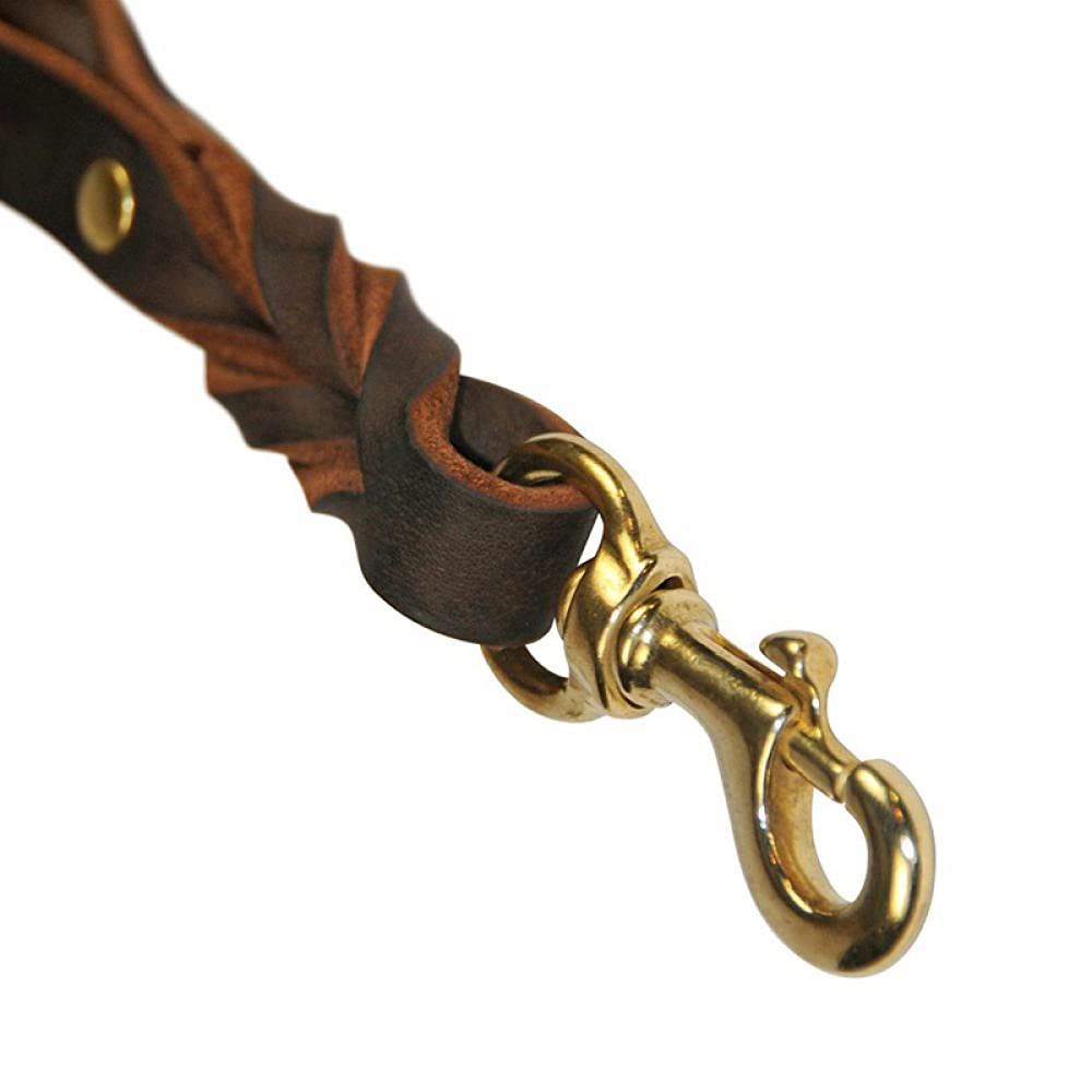 Correa Corta for Perros, Resistente, de 30 cm, un Solo Paso, Correa tracción for Mascotas, Cuero for Entrenamiento Paseo