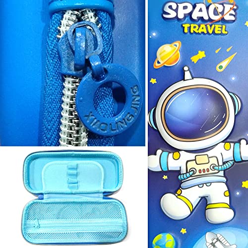 Image of Party Propz Pencil Pouch for Boys Space Theme - Pencil Pouches for Stationary |Aesthetic Pencil Case for College Students | Stylish School Pouch for Boys | Cute Pen Pouch for Boys | Space Pencil Pouch