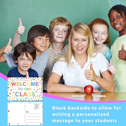 Confetti-Welcome-to-Our-Class-Postcard-30Pcs-Back-to-School-Postcards-for-Kids-Students-from-Teacher-Welcome-to-Preschool-Kindergarten-Postcard-Gifts-for-Back-to-School-Teacher-Classroom-Supplies Confetti Welcome to Our Class Postcard 30Pcs Back to School Postcards for Kids Students from Teacher Welcome to Preschool Kindergarten Postcard Gifts for Back to School Teacher Classroom Supplies