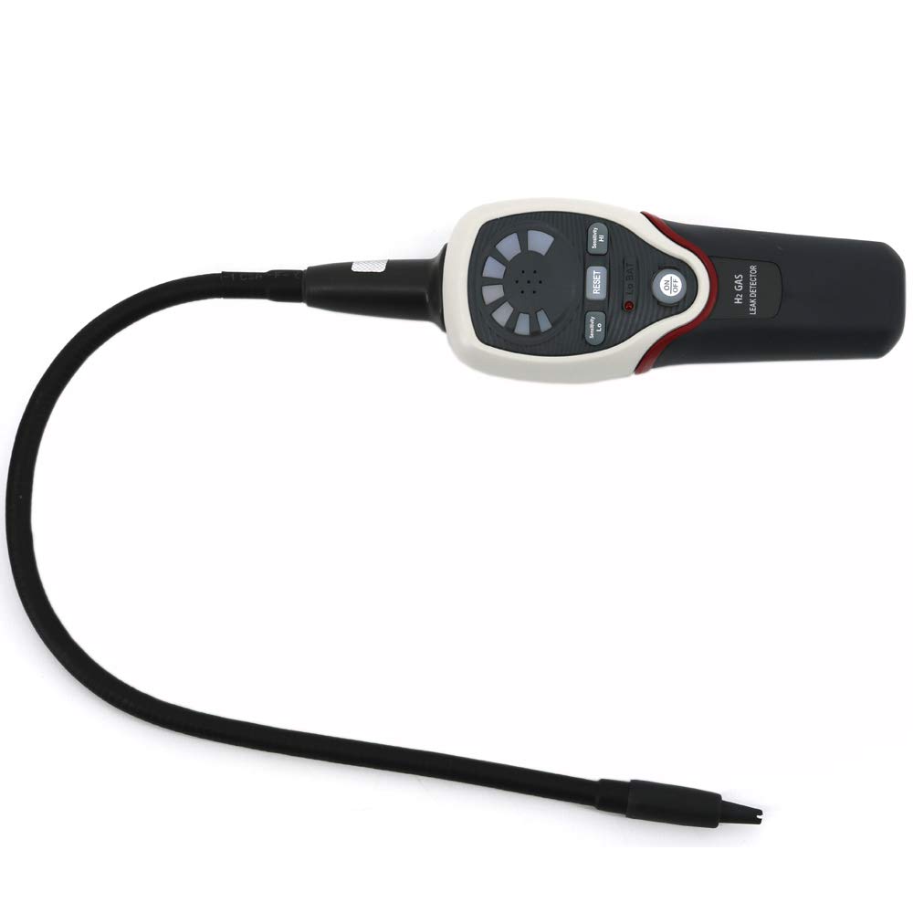 CENTER-384 - Detector de fugas de gas portátil con 5% de hidrógeno (H2) + 95% de nitrógeno (N), detector digital de refrigeración