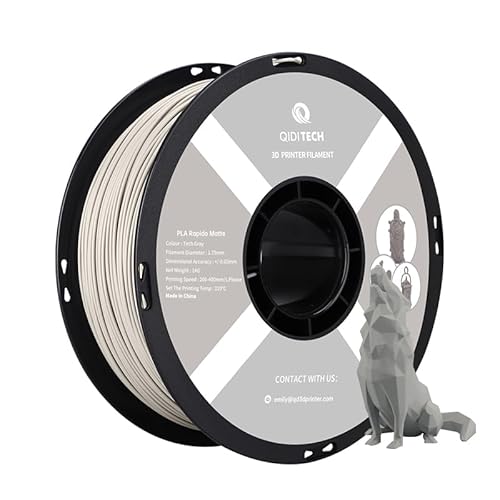 Filament R QIDI TECHNOLOGY PLA High-Speed GRAY MATTE