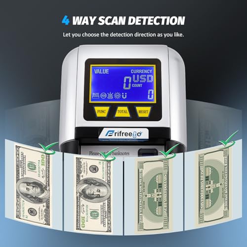 Frifreego Portable 4-Way Bill Detector