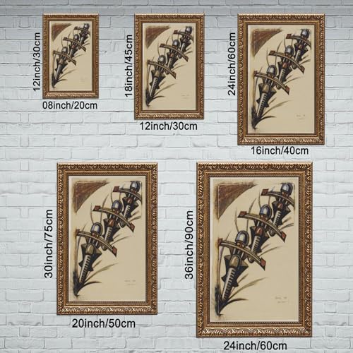 Impression sur toile vintage Speedway Andrews déco tableau suspendu 41x61 cm