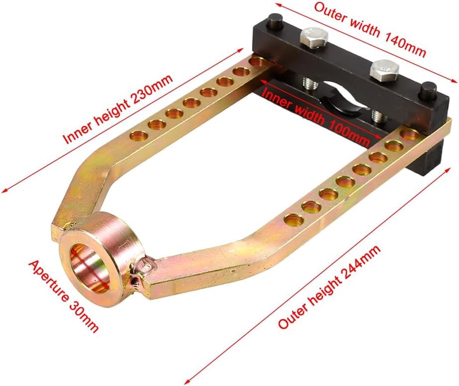 HUOLE Outil de Retrait de Joint Universel à 9 Trous, Outil d'extraction de Joint CV, Joint Retrait Outil,Extracteur de l'arbre d'entraînement,Extracteur de Joint homocinétique