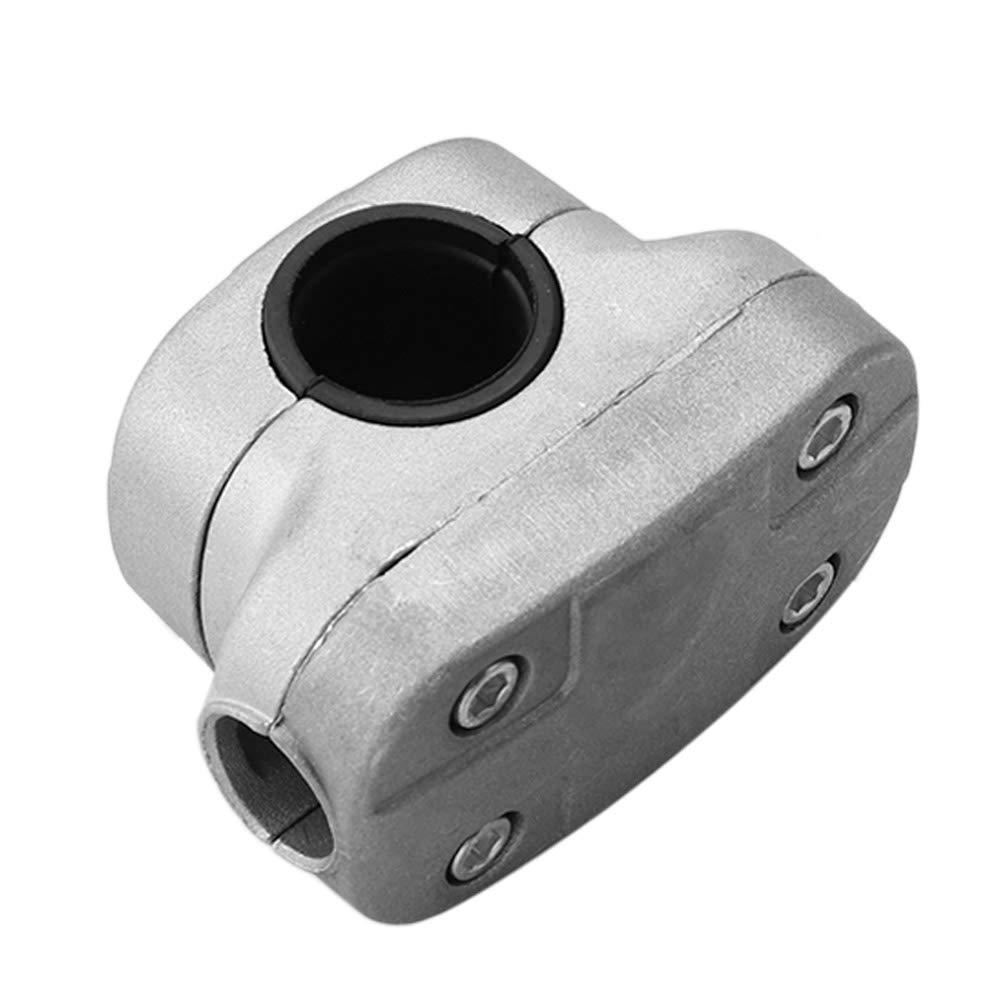 Abrazadera de soporte de fijación para mango ,abrazadera de pluma de eje gris ,universal ,fuerte y resistente ,buena con aluminio para cortador de cepillo de corte