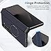 Migexxkj for Samsung Galaxy Z Fold 7 Case with Hinge Protection, Magnetic Phone Case for Z Fold 7 with Mag-Safe, Non-Slip Texture Wireless Charging,Hard PC Military Shockproof Protective Case (Black)