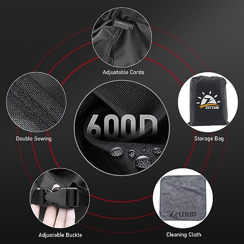 Housse de kayak 4,6 m robuste en toile imperméable de qualité supérieure