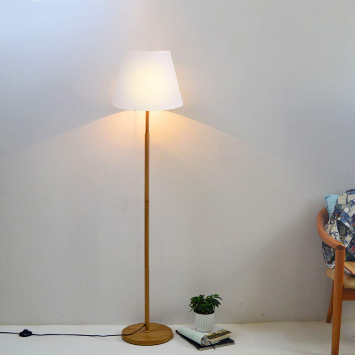 Abat-Jour en Lin Naturel Gros Abat-Jour Lamfabric Gros pour Lampe de Table Et Lampadaire