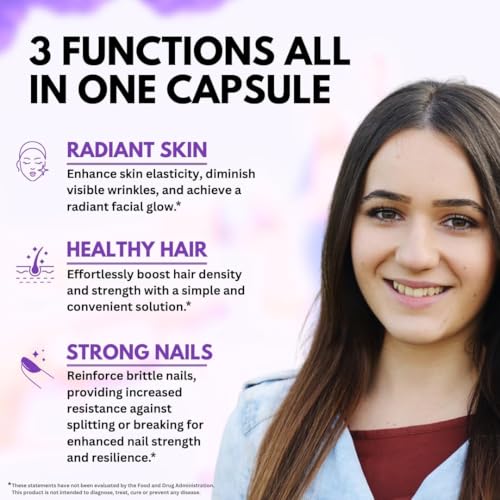 Image of VITBOOST Biotin with Collagen, 25000 mcg Hair Growth Vitamins 60 Ct, 2 Pk