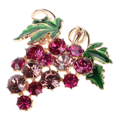 Broche émail raisin pour pull ajustez vos vêtements amples avec style
