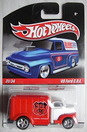 Hot Wheels RED/White '49 Ford C.O.E 31/34 'Phillips 66' Logo
