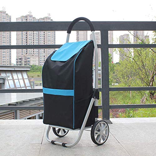 2,3 Kg Leichter, Strapazierfähiger Einkaufstrolley Aus Oxford-Stoff, Zusammenklappbar, Tragbarer Einkaufswagen Aus… – Bild 4