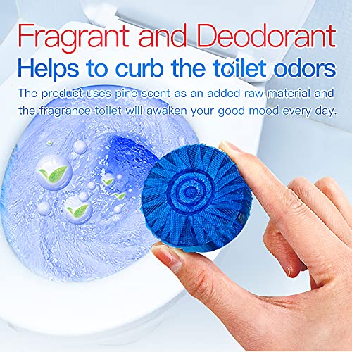 KIISIISO Automatic Toilet Bowl Cleaners Tablets,18 Pack Multipurpose Commercial Household Bathroom Cleaners,Long-lasting 300 brushes Toilet Cleaner, Pine Scent - Thumbnail 3