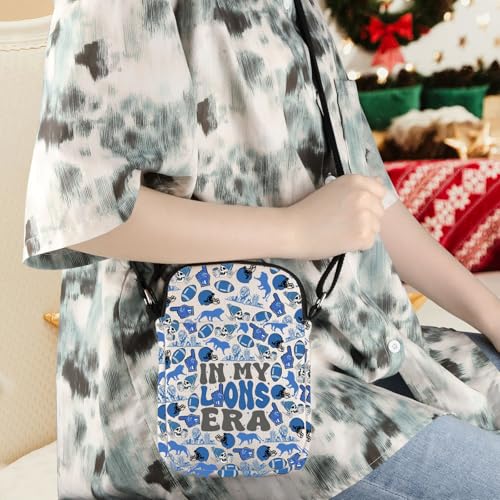 Lywjyb Birdgot Football Team Crossbody Bag Football Ream Squad Gift Football Fans Gift Detroit Football Gift Game Day Gift4