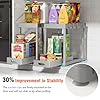 POUGNY 2 Pack Pull-Out Storage Organizers, Under Sink Organizer and Storage for Bathroom & Kitchen,Multi-Purpose Under Cabinet Organizers and storage Black #2
