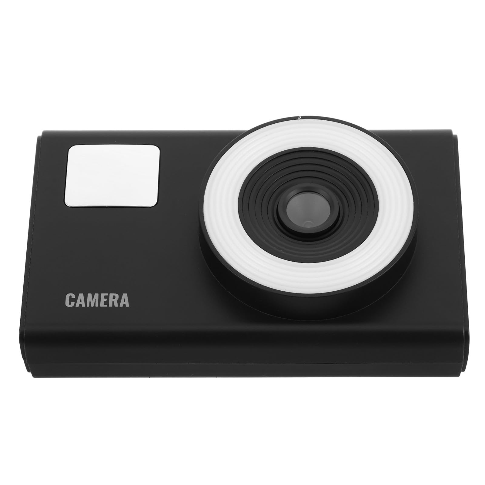 GALPADA Fotocamera Digitale Compatta 16x, Fotocamera Tascabile Ccd in Abs, 1080p, 44 Milioni, Schermo 2,4", Batteria 600mah, Nera, per Principianti, Eventi Familiari e Scolastici