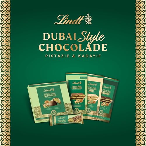 Lindt Schokolade | Dubai Style Chocolade Tafel weiß | 149g | Weiß Schokolade mit einzigartiger Füllung aus Pistazien-Creme und knusprigem Kadayif | Schokoladen-Tafel 4