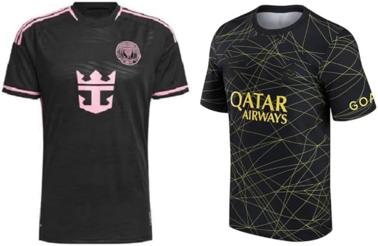 GenericInter Miamii M10 Black Football Pariss Jersey 2024/2025 for Men,Boys