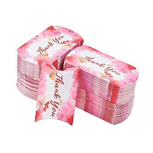 Caisses de remerciement Airssory en papier kraft lot de 100 pour bonbons de mariage 9,9x5,5 cm
