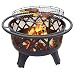 Catalina Creations 29.5" Crossfire Fire Pit | Removable Cooking Grill | Fire Pit Outdoors | Campfire Grill