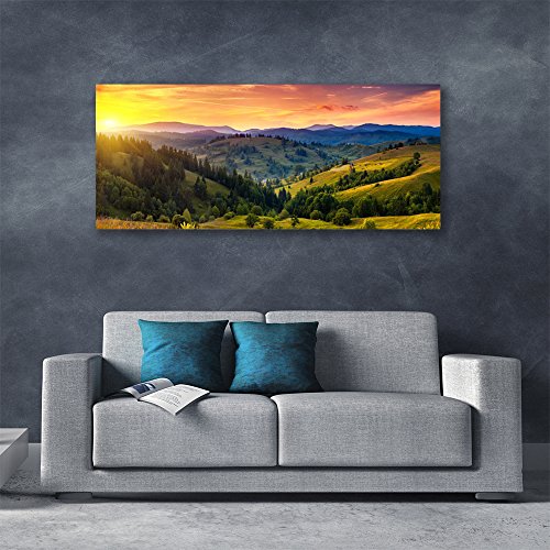 Déco Murale Moderne Nature Meadow Mountain Forest pour Évader Votre Esprit - 4