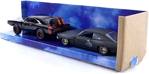 Miniatura 5 de Jada Fast & Furious 1:32 Dom's Dodge Charger y 1968 Dodge Charger Widebody auto fundido a presión doble, juguetes para niños y adultos