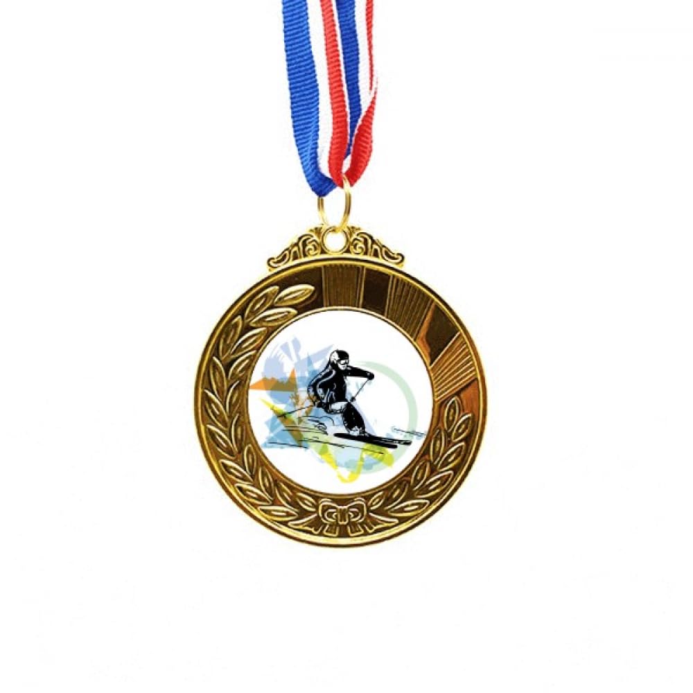 Medalla de esquí estilo libre oro para ganadores de primer puesto 4