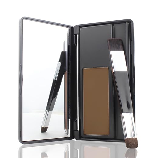Root Touch Up Hairline Powder Stick Hair Concealer Women for Dark Brown, 0.28oz Gray Hair Coverage Root Cover Up Powder Hair Fibers for Thinning Hair for Women (#Dark brown#)