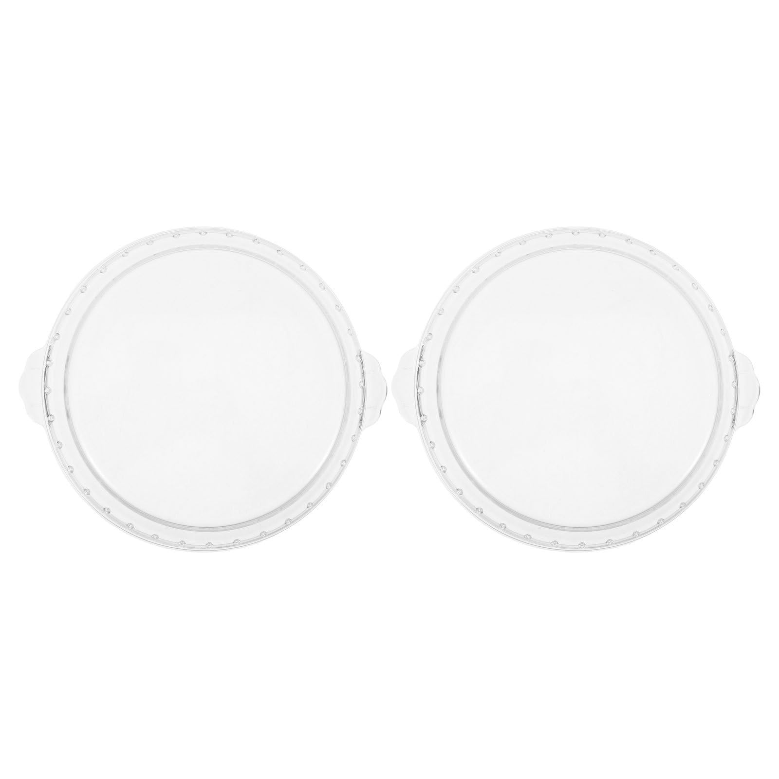 Tapa de Vidrio Antisalpicaduras para Microondas 2 Piezas 10 Pulgadas
