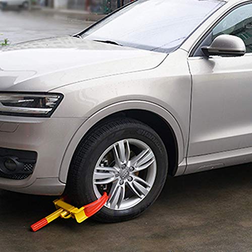 Alavente Heavy Duty Trailer Lock Wheel Clamps, Adjustable Anti-Theft Tire Lock, Boot For Car Truck Rv Boat Trailer Automotive Golf Carts #TOP6
