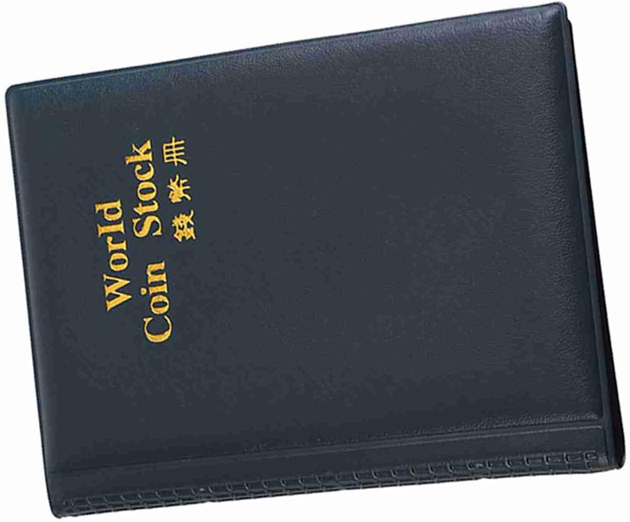 120 Pockets Storage Album, Super Transparent PVC Folder with 10 Pages for Collecting Tokens Medallions Badges (Green)