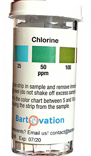 Extra Vivid Chlorine Restaurant Sanitizer Test Strip 100 Pack