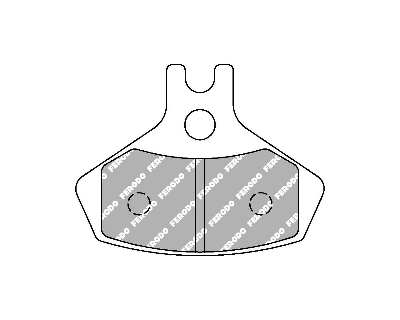 Ferodo Pastillas freno fdb2271sg Off-Road (Pastillas freno Moto)/Brake Pads fdb2271sg Off-Road (Motorcycle Brake Pads)