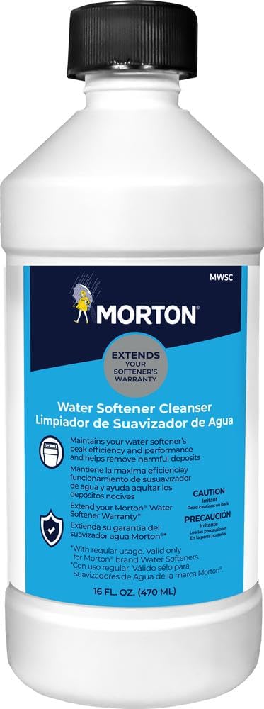 Morton water Softener Cleaner | 16 OZ Universal Morton water Softener Cleaner