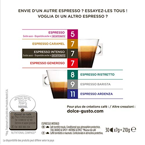 Nescafé Dolce Gusto Espresso Intenso - Café - 90 Capsules (Pack de 3 boîtes XL x 30) - Image 5